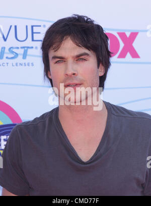 22. Juli 2012 kommt - Los Angeles, Kalifornien, USA - Ian Somerhalder für den Teen Choice Awards 2012 im Gibson Amphitheater. (Kredit-Bild: © Lisa O'Connor/ZUMAPRESS.com) Stockfoto