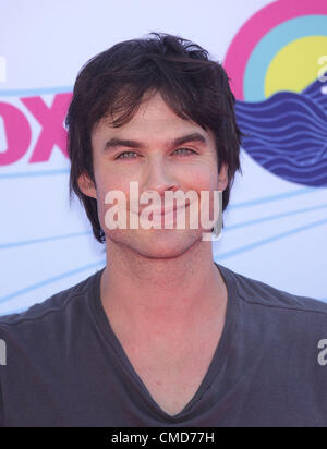 22. Juli 2012 kommt - Los Angeles, Kalifornien, USA - Ian Somerhalder für den Teen Choice Awards 2012 im Gibson Amphitheater. (Kredit-Bild: © Lisa O'Connor/ZUMAPRESS.com) Stockfoto