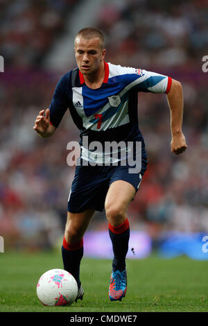 TOM CLEVERLEY Großbritannien OLD TRAFFORD MANCHESTER ENGLAND 26. Juli 2012 Stockfoto