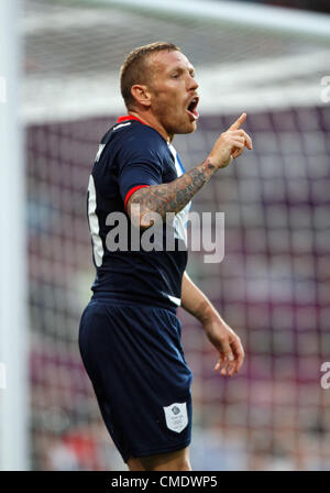 CRAIG BELLAMY Großbritannien V SENEGAL OLD TRAFFORD MANCHESTER ENGLAND 26. Juli 2012 Stockfoto