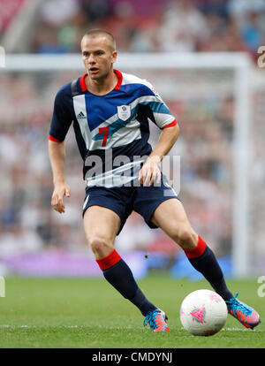 TOM CLEVERLEY Großbritannien OLD TRAFFORD MANCHESTER ENGLAND 26. Juli 2012 Stockfoto