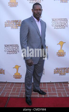 26. Juli 2012 - Hollywood, Kalifornien, USA - 2012-Saturn Awards an Schiffbrüchigen in Burbank, CA 26.07.12 2012..DENNIS HAYSBERT (Kredit-Bild: © Scott Kirkland/Globe Photos/ZUMAPRESS.com) Stockfoto