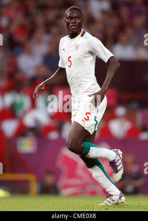 PAPA GUEYE SENEGAL OLD TRAFFORD MANCHESTER ENGLAND 26. Juli 2012 Stockfoto