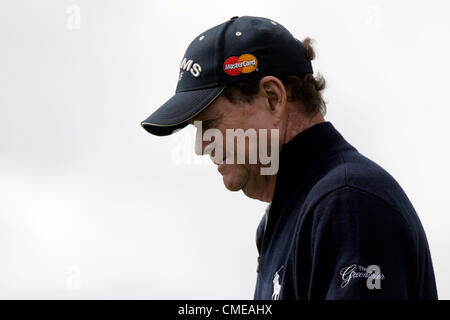 29.07.2012 Ayrshire, Schottland. Tom WATSON in Aktion während der Rolex Senior Open Championship von Turnberry. Stockfoto