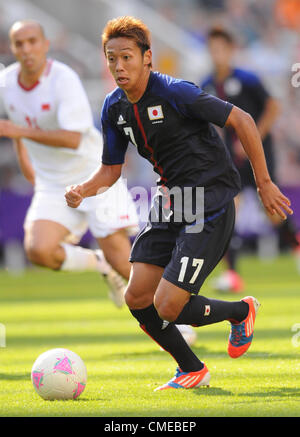 HIROSHI KIYOTAKE JAPAN ST JAMES PARK NEWCASTLE ENGLAND 29. Juli 2012 Stockfoto