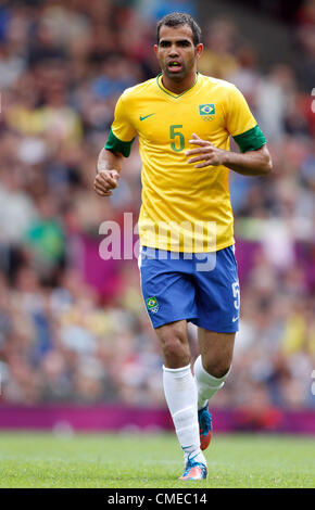 SANDRO Brasilien OLD TRAFFORD MANCHESTER ENGLAND 29. Juli 2012 Stockfoto