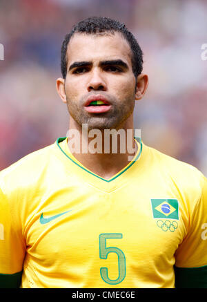 SANDRO Brasilien OLD TRAFFORD MANCHESTER ENGLAND 29. Juli 2012 Stockfoto