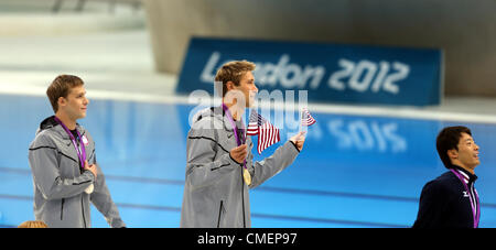 NICK THOMAS MATTHEW GREVERS & USA & JAPAN STRATFORD LONDON ENGLAND 30. Juli 2012 Stockfoto