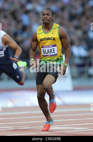 YOHAN BLAKE Jamaika LONDON 2012 Olympische Spiele, Herren 100M SEMI FINAL STRATFORD, LONDON, ENGLAND 5. August 2012 DIC8711 Stockfoto