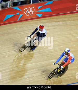 GREGORY BAUGE & JASON KENNY FRANCE & Großbritannien STRATFORD LONDON ENGLAND 6. August 2012 Stockfoto