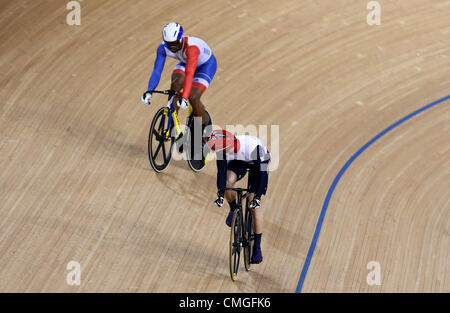 GREGORY BAUGE & JASON KENNY FRANCE & Großbritannien STRATFORD LONDON ENGLAND 6. August 2012 Stockfoto