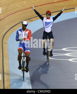 GREGORY BAUGE & JASON KENNY FRANCE & Großbritannien STRATFORD LONDON ENGLAND 6. August 2012 Stockfoto