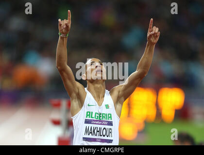 TAOUFIK MAKHLOUFI OLYMPISCHE SPIELE 2012 Stockfoto