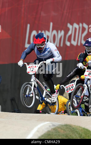 SHANAZE READE BMX 2012 OLYMPISCHE SPIELE Stockfoto