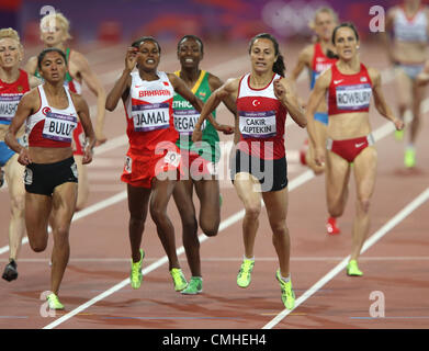 10. August 2012. ASLI CAKIR ALPTEKIN Türkei LONDON 2012 Olympische Spiele, Frauen 1500M Finale STRATFORD, LONDON, ENGLAND 10. August 2012 DIC9248 Stockfoto