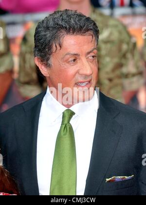 13. August 2012. Sylvester Stallone bei "The Expendables 2" UK Premiere anlässlich der Empire Leicester Square London, England - 13.08.12 Stockfoto