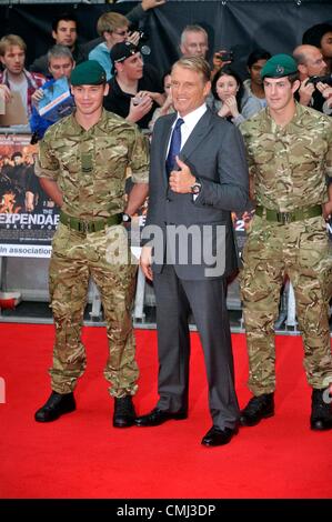 13. August 2012. Dolph Lundgren bei "The Expendables 2" UK Premiere anlässlich der Empire Leicester Square London, England - 13.08.12 Stockfoto