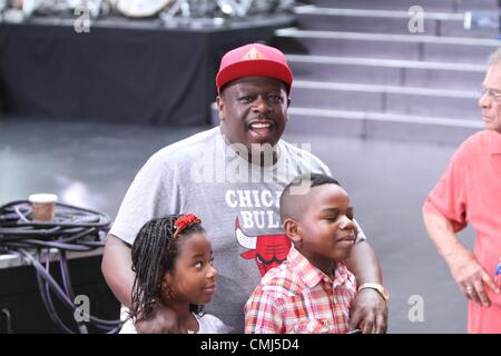 auf der Bühne für NBC heute zeigen Konzert mit Nicki Minaj, Rockefeller Plaza, New York, NY 14. August 2012. Foto von: Andres Otero/Everett Collection Stockfoto