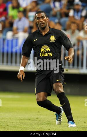 Sylvain Distin (Everton), 11. August 2012 - Fußball / Fußball: Pre Season match "Trofeo Costa del Sol" zwischen Malaga und Everton im Rosaleda Stadium, Malaga, Spanien, 11. August 2012. (Foto: AFLO) [3604] Stockfoto