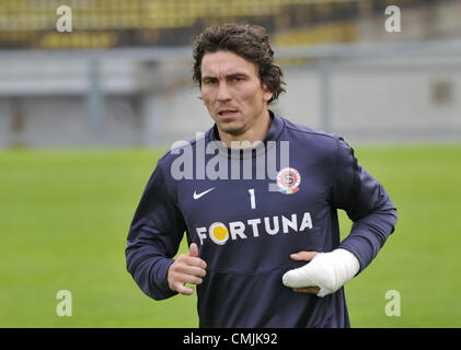 Europa League Vorschau *** Sparta Prag. Marek Cech, neue Durchsetzung von Sparta während der ersten Training der neuen Saison in Prag, Tschechien am 13. Juni 2012. (CTK Foto/römische Vondrous) Stockfoto