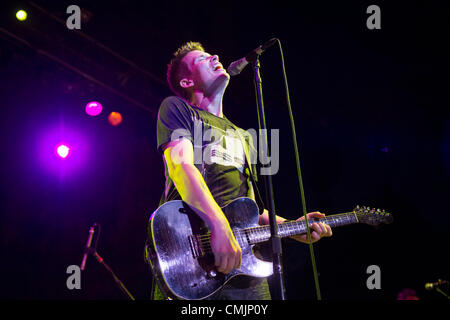 11. August 2012 führt - Saratoga, Kalifornien, USA - Blues Gitarre Wunderkind JONNY LANG live auf dem Berg-Weingut. (Bild Kredit: ¬ © Jerome Brunet/ZUMA drücken) Stockfoto