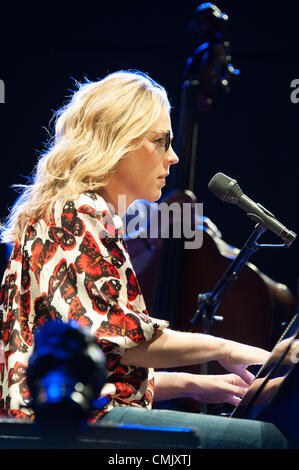 LINCOLN, CA-18 August: Diana Krall führt auf Thunder Valley Casino Resort in Lincoln, Kalifornien am 18. August 2012 Stockfoto