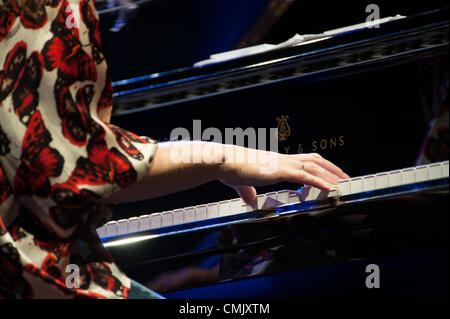 LINCOLN, CA-18 August: Diana Krall führt auf Thunder Valley Casino Resort in Lincoln, Kalifornien am 18. August 2012 Stockfoto