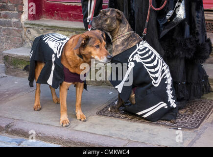 Whitby Gothic Weekend, November 2013, Whitby, North Yorkshire, England, UK Stockfoto