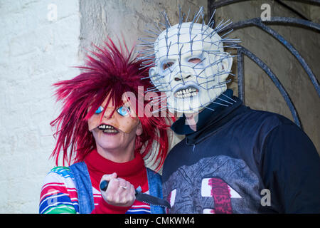 Whitby Gothic Weekend, November 2013, Whitby, North Yorkshire, England, UK Stockfoto