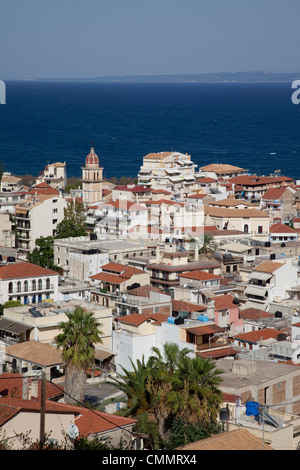 Blick über Stadt, Zakynthos-Stadt, Zakynthos, Ionische Inseln, griechische Inseln, Griechenland, Europa Stockfoto