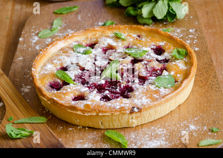 Kirsch-Tarte Stockfoto