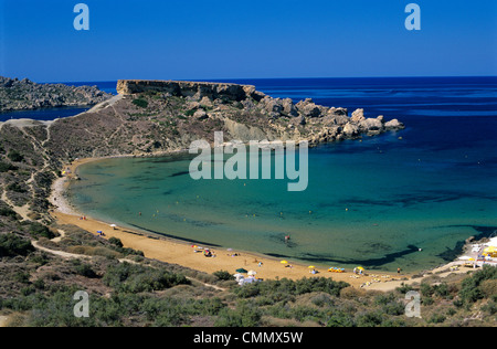 Ghajn Tuffieha Bay, Malta, Mittelmeer, Europa Stockfoto