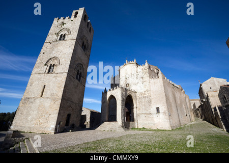 Der Duomo, Erice, Sizilien, Italien, Europa Stockfoto