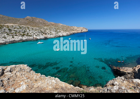 Cala San Vicente (Cala Sant Vicenc), Mallorca (Mallorca), Balearen, Spanien, Mittelmeer, Europa Stockfoto