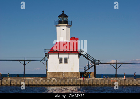 St. Joseph North Pier-Leuchtturm Stockfoto