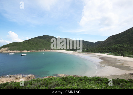 Strand in Hong Kong am Tag Stockfoto