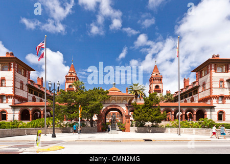 Flagler College Gebäude in St. Augustine, Florida, USA, Amerika. Stockfoto