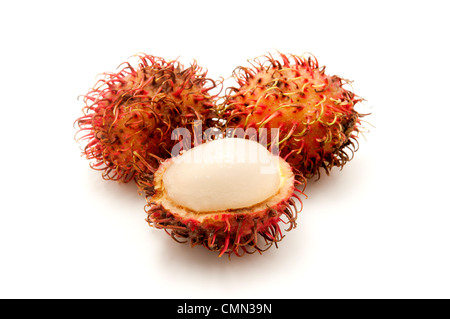 Stäbchen auf weißem Hintergrund Stockfoto