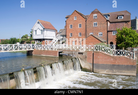 Abtei Mühle und Mühle Avon Tewkesbury Gloucestershire England Stockfoto