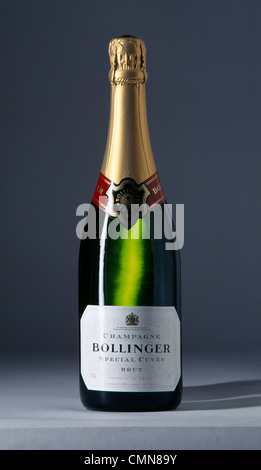 Bollinger Champagner-Flasche Stockfoto