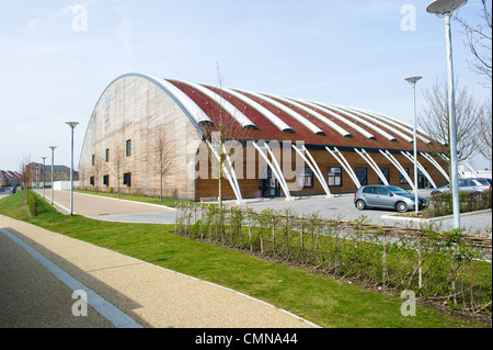 Das Royal Opera House Website Purfleet, Essex, wo das Bühnenbild und die Landschaft gebaut vor dem Transport nach Covent Garden. Stockfoto