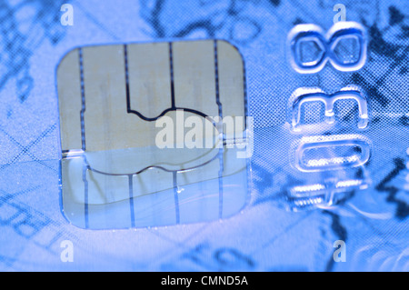 Abstrakt verschwenden Sie Ihr Geld mit blau getönten Stockfoto