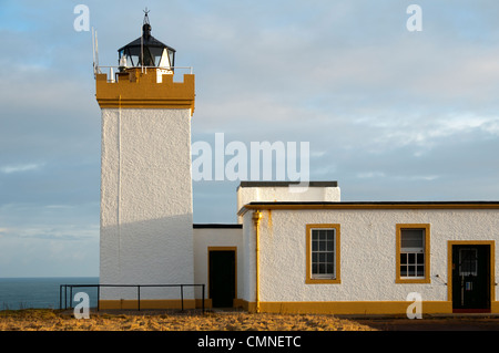 Der Leuchtturm auf Duncansby Head.  Caithness, Schottland. Stockfoto