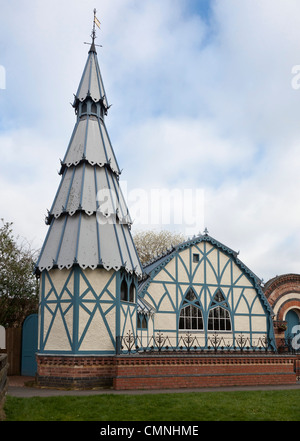 Die alte Pumpe Zimmer Tenbury Wells, Worcesterhire, UK. Stockfoto