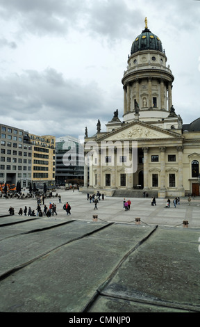 Gendarmenmarkt-Dom (französische Kathedrale) am Gendarmenmarkt, Berlin Stockfoto