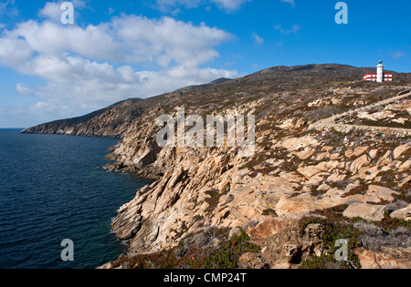 Punta di Capel Rosso und Cala Schizzatoio, Insel Giglio, Grosseto, Toskana, Italien Stockfoto