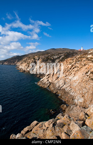 Punta di Capel Rosso und Cala Schizzatoio, Insel Giglio, Grosseto, Toskana, Italien Stockfoto