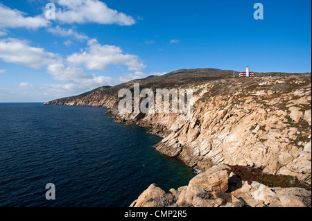 Punta di Capel Rosso und Cala Schizzatoio, Insel Giglio, Grosseto, Toskana, Italien Stockfoto