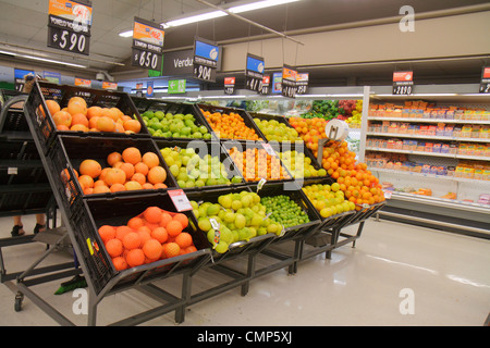 Santiago Chile, Providencia, Avenida Rancagua, Express Lider, Lebensmittelgeschäft, Supermarkt, Kette, Lebensmittel, Shopping Shopper Shopper Shopper Shop Shops Market Markets mar Stockfoto