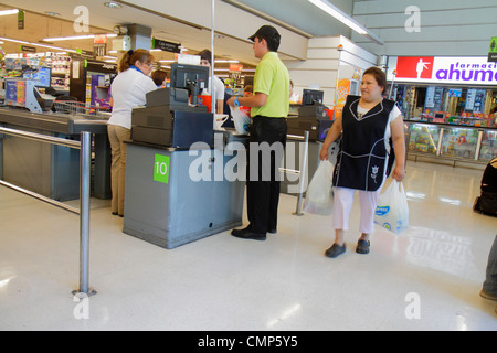 Santiago Chile, Providencia, Avenida Rancagua, Express Lider, Lebensmittelgeschäft, Supermarkt, Kette, Lebensmittel, Shopping Shopper Shopper Shopper Shop Shops Market Markets mar Stockfoto